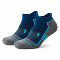 Calze sportive alla caviglia 35-38 in maglia blu grigio per attività quotidiane