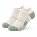 Calze corte 43-46 in maglia beige e verde - traspiranti per uso quotidiano